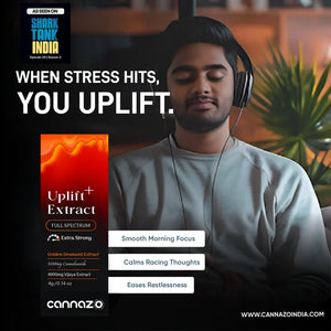 Cannazo-Uplift Plus: Strong Full-Spectrum Extract for Chronic Pain, De-Addiction and Insomnia