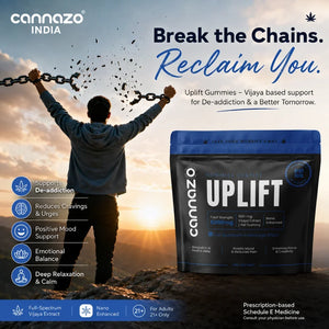 CANNAZO- Uplift Gummies (Vatis) – Craft Cola | 500mg | Support for De-addiction, Euphoria & Depression