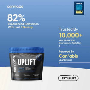 CANNAZO- Uplift Gummies (Vatis) – Craft Cola | 500mg | Support for De-addiction, Euphoria & Depression