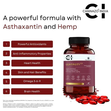 AstaZen – Softgel (Continuity Hemp Seed Oil + Astaxanthin)