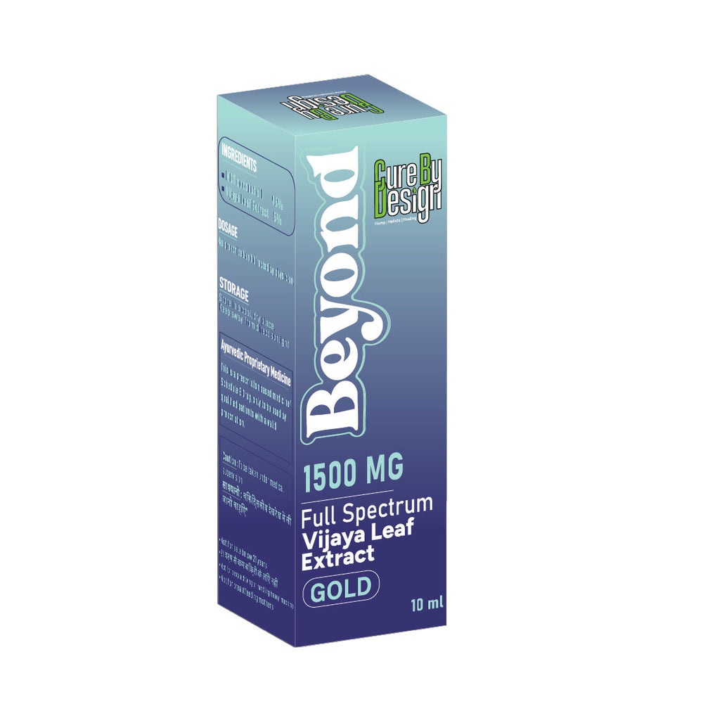 Cure By Design Beyond Cannabis OIL | a high-strength 1:4 CBD:THC tincture