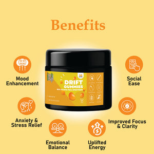 Cure By Design Drift Gummies – Relaxation, Sleep & Therapeutic Support – 500mg Per Gummy