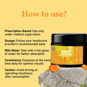 Cure By Design Drift Gummies – Relaxation, Sleep & Therapeutic Support – 500mg Per Gummy