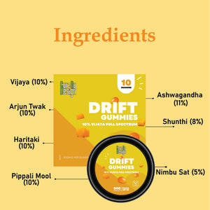 Cure By Design Drift Gummies – Relaxation, Sleep & Therapeutic Support – 500mg Per Gummy