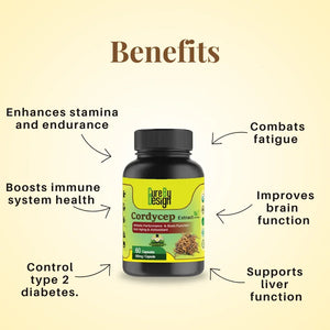 CURE BY DESIGN Cordyceps– Boost Your Energy & Endurance Naturally