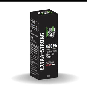 Cure By Design- Extra Strong (25%) | Vijaya Full Spectrum Extract Tincture 250mg/ml (CBD : THC - 2 : 1)