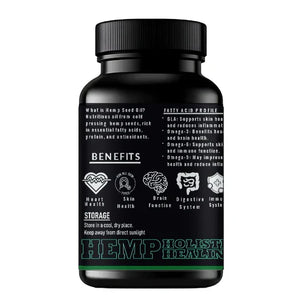 Cure By Design – Hemp Seed Oil Softgel Capsules (500mg)  Nourish from Within | Balance, Vitality & Wellness