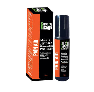 Cure By Design - Pain Aid  Polyherbal Massage Oil