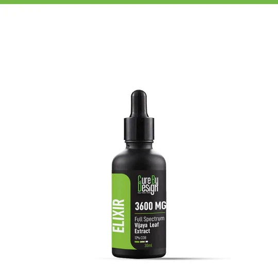 Cure By Design – Vijaya Extract Elixir (12% CBD | 3600mg Full Spectrum (CBD:THC 2:1)