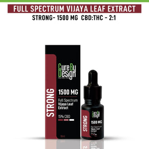 Cure By Design - Full-Spectrum Vijaya Leaf Extract Strong(15%) CBD:THC 2:1