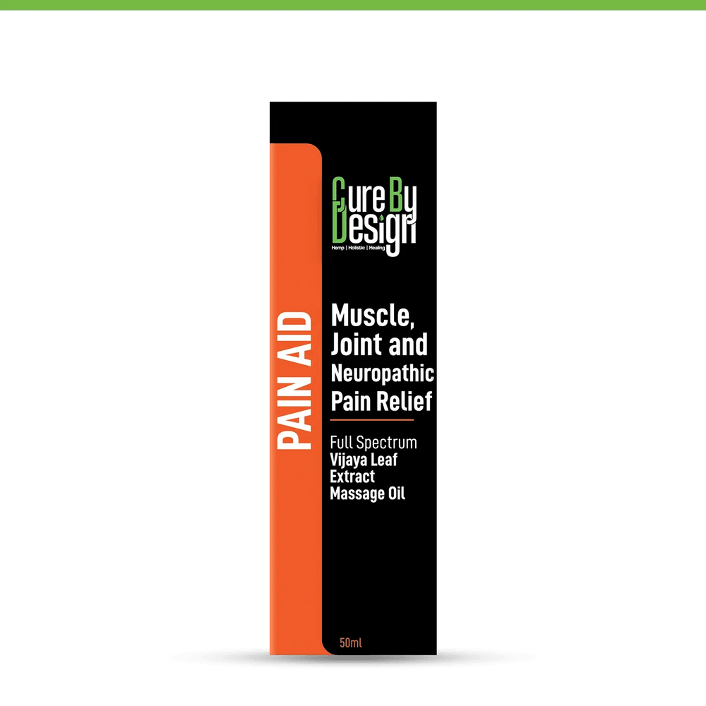 Cure By Design - Pain Aid  Polyherbal Massage Oil