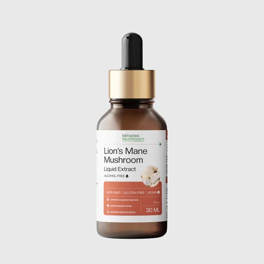 Miracles Mushroom - Lion's Mane Mushroom Liquid Extract - 30ml