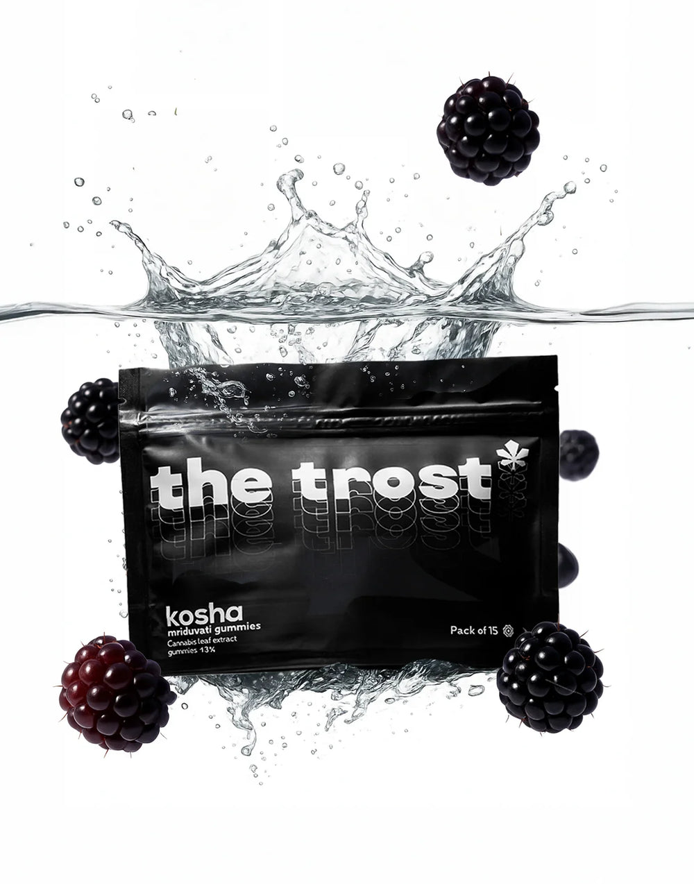 Trost-Kosha Mriduvati Gummies – Berry Blast Flavor, 13% Cannabis Extract